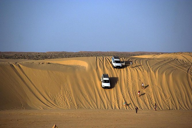 2days 4x4 SAFARI from Sousse, Hammamet,Tunis - 4<em>hotel accommodation – A Two-Day Route From Roman Tunisia to the Sahara’ /></p>
<p><p>At about $550.57 per person, this safari is not a cheap add-on. But it covers a great deal: air-conditioned transport, dinner, breakfast, two lunches, and one night in a 4-star hotel. You also get a private tour structure, at least in principle, with a maximum of 10 people.</p>
</p>
<p><p>The value depends on how you would otherwise arrange the journey. Southern Tunisia is spread out, and visiting El Jem, Matmata, Douz, Tozeur, Chebika, the salt lakes, the film locations, and Kairouan independently would require several transport bookings and at least one overnight stay. This trip removes much of that planning.</p>
</p>
<p><p>Still, I would ask one clear question before booking: <em>What vehicle will we use?</em> The tour is promoted as a 4×4 safari, yet one account describes a bus-style experience and disappointment after expecting small Jeeps. Another account enjoyed having a guide and being able to avoid moving with a large crowd. The group limit is 10, but that does not fully settle the vehicle question. Get the answer in writing if the off-road format matters to you.</p>
</p>
<p><p>Pickups are offered from Sousse, Port El Kantaoui, Monastir, Skanes, Hammamet, Mahdia, and Tunis. The stated start time is 5 a.m., so have your meeting point and pickup time confirmed. The early departure is necessary if you want to cover this much ground, but it makes the first day demanding.</p>
</p>
<h2>El Jem’s Roman Amphitheater Comes First</h2>
<p><img width="668" height="446" decoding="async" src=