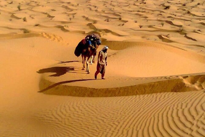 Camel ride and 1 night in the desert - Reaching camp for dinner and one desert night