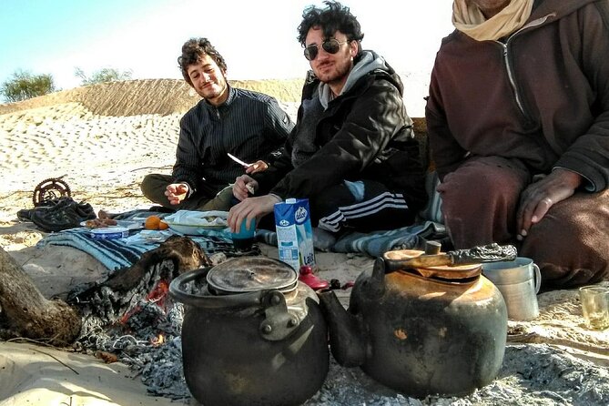 Camel ride and 1 night in the desert - Breakfast, the return journey, and the two-day rhythm