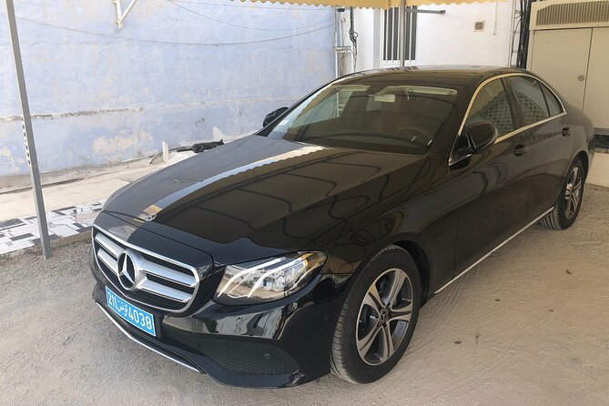 Executive: Transfer Tunis Airport to Hammamet by Mercedes E Class - Leaving Tunis Airport for Hammamet