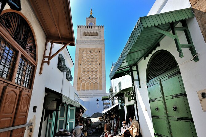 Private tour: Medina,Carthage ,Sidi Bou Said, Bardo Museum+lunch - Sidi Bou Said, blue doors above the Mediterranean