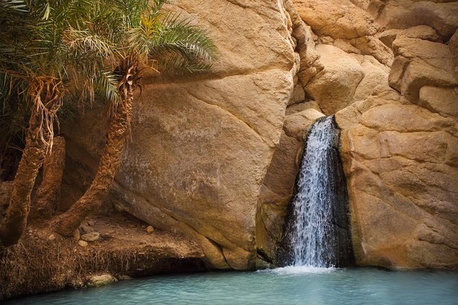 Tozeur Private Half-Day Tour: Tamerza, Chebika and Mides Canyons - Tamerza combines palms, waterfalls, and a ghost village