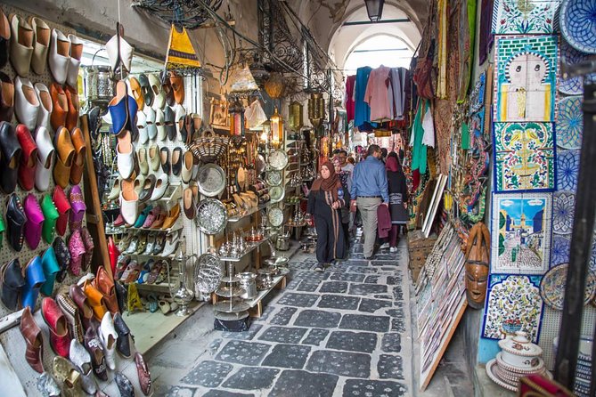Tunis, Sidi Bousaid and Carthage Day Trip from Monastir - Sidi Bou Said: white walls, blue doors, and a high sea view