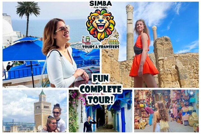 VIP Tour: Tunis Medina/Bardo, Sidi Bou Said, Carthage |PICKUP ALL - Carthage, where time disappears quickly